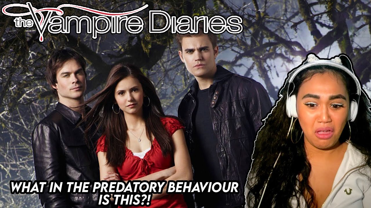 MY **THE VAMPIRE DIARIES SEASON 1 EPISODE 1 ** REACTION... What in the predatory behaviour is this?!