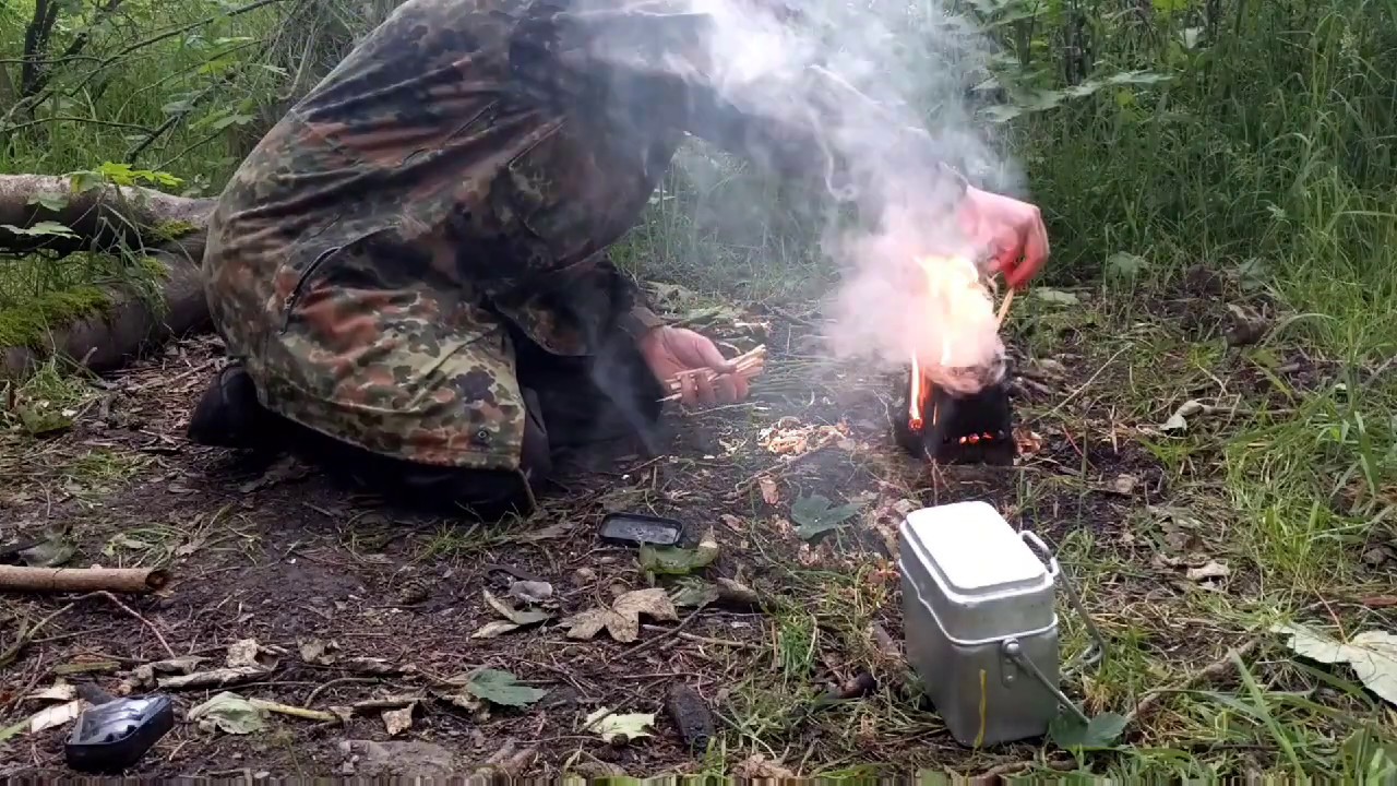 Trying the French M35 mess kit and pocket bellows