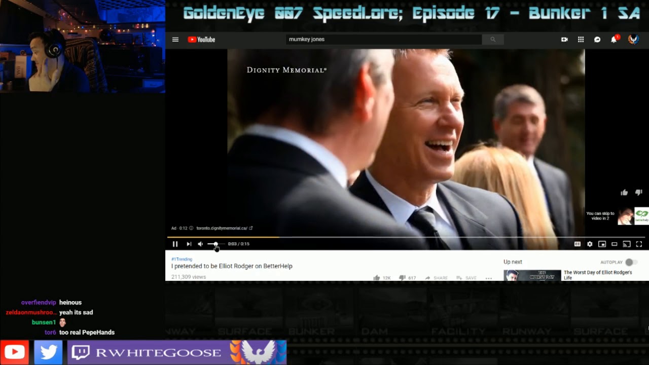 Goose Watches "I Pretended to be Elliot Rodgers on BetterHelp", Before Ending Speedlore Stream
