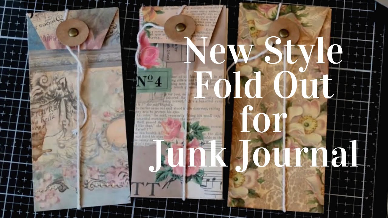 TUTORIAL New Fold Out for Junk Journal