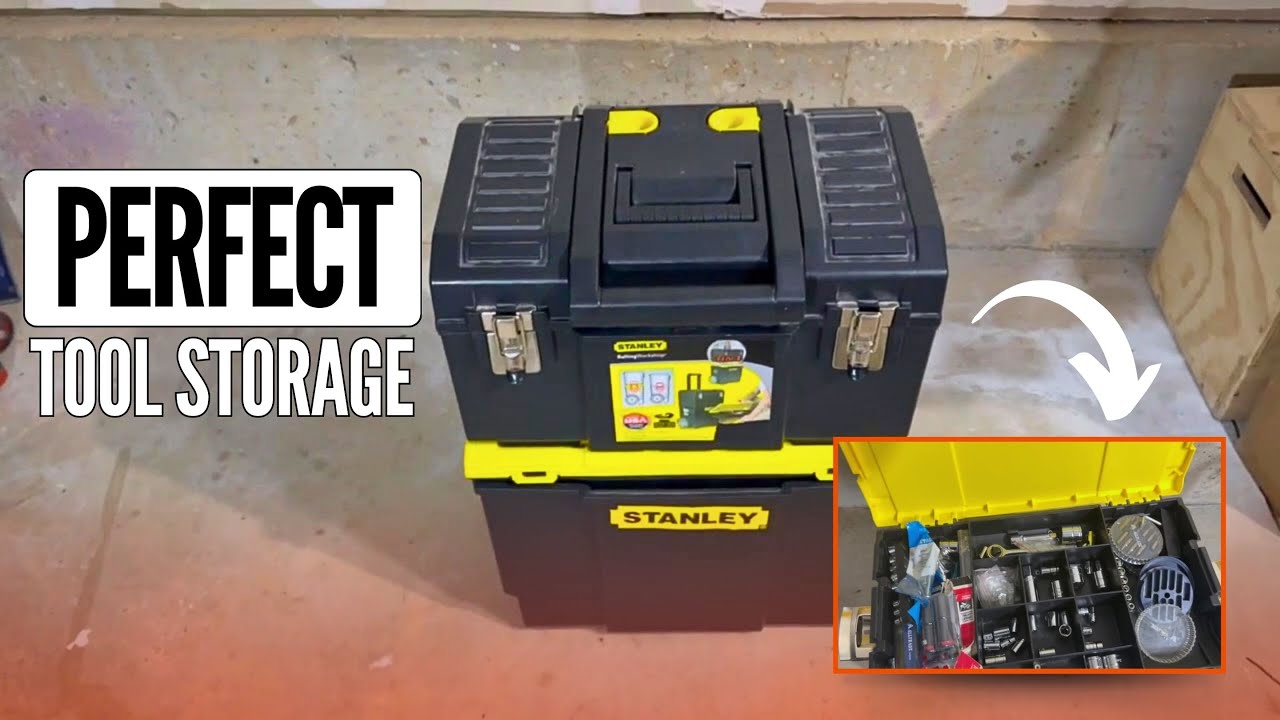 A Great Rolling Toolbox: Review of STANLEY Portable Tool Storage!