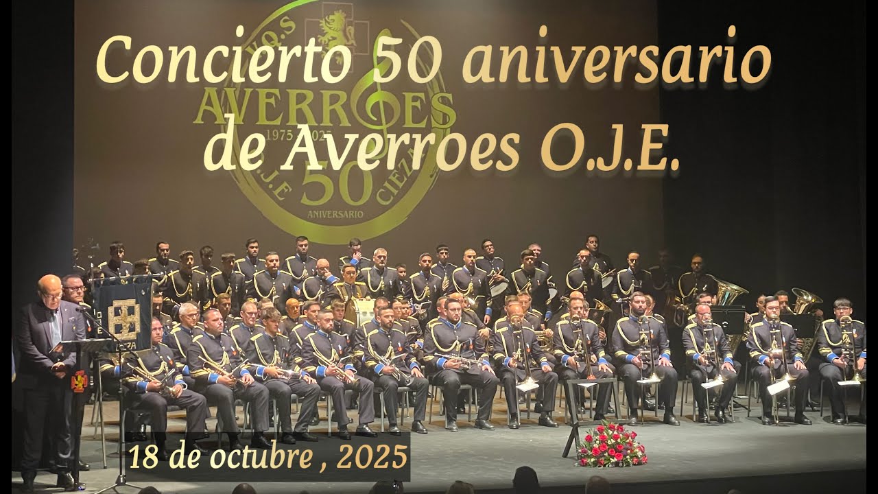 Concierto 50 aniversario de la agrupación musical Averroes de Cieza [audio]
