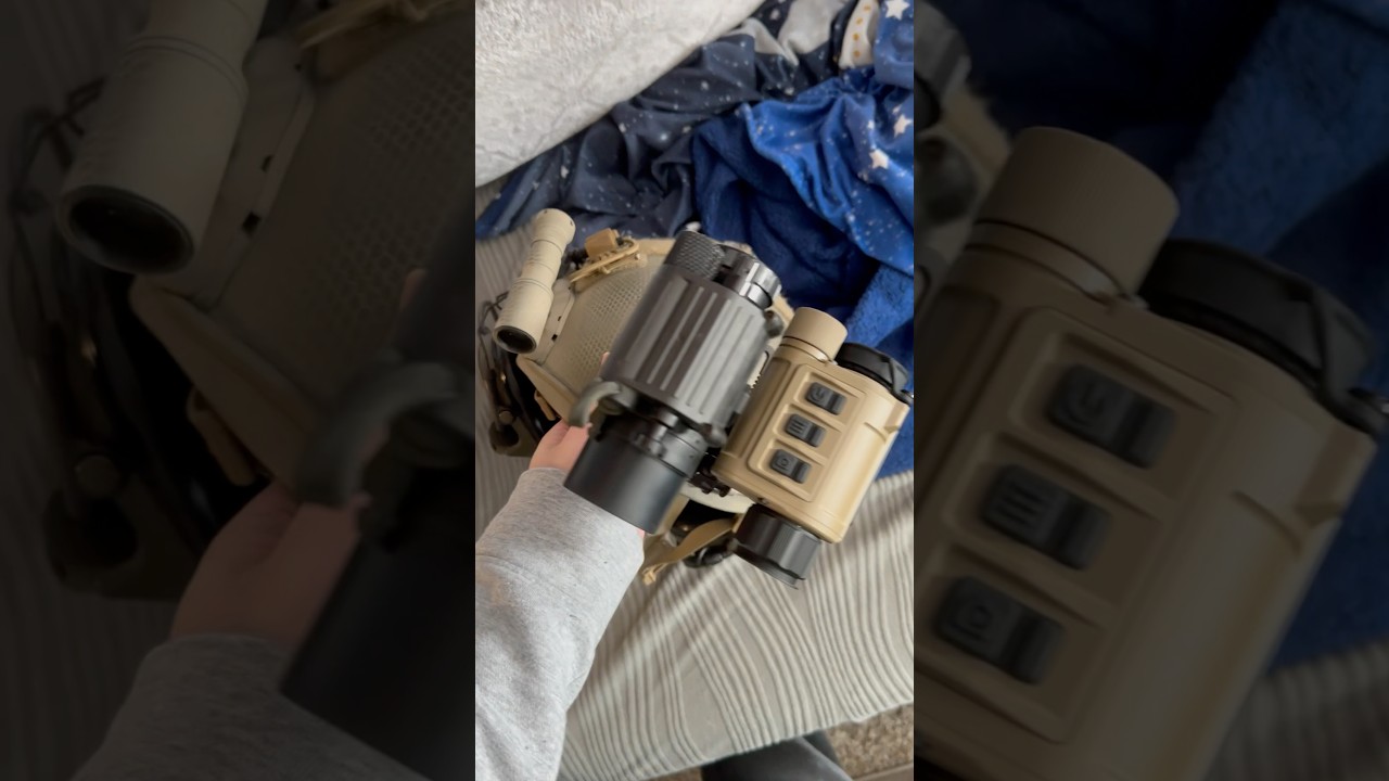 Tactical helmet setup #shortsfeed #shortvideo #shorts #tacticalgear #military #thermal #nightvision