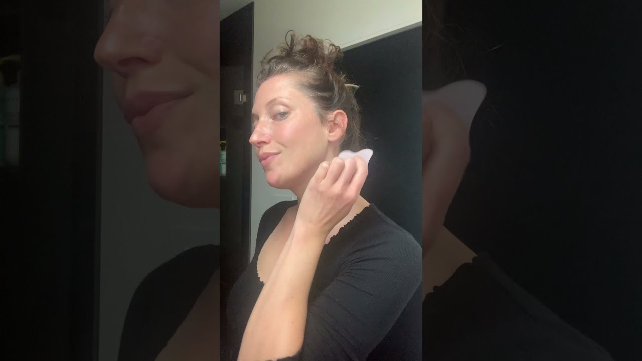 Gua Sha jaw sculpting tutorial at Ayla