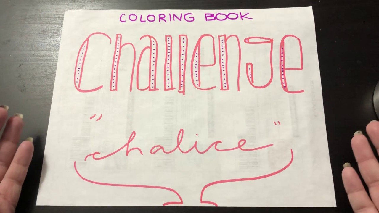 Coloring Book Challenge Ideas