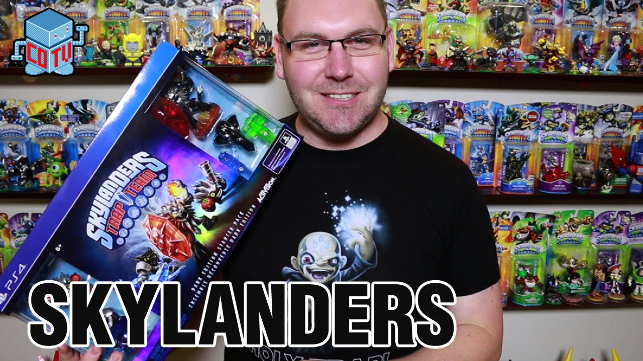 Распаковка Skylanders Trap Team Dark Edition