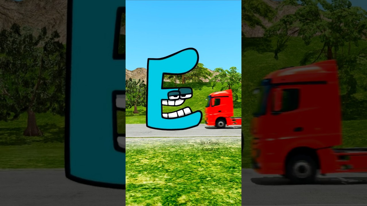 Alphabet Lore vs Cars 😂 #shorts