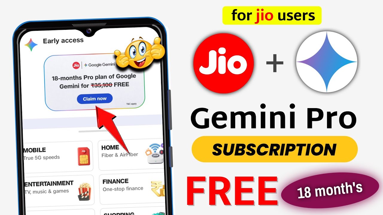 How to Claim Jio Google Gemini Offer for FREE (18 Months Pro Plan) 2025-26