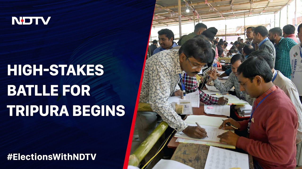 Tripura Assembly Election 2023 | Tripura Votes, BJP Looks To Retain Power In Multi-Cornered Fight