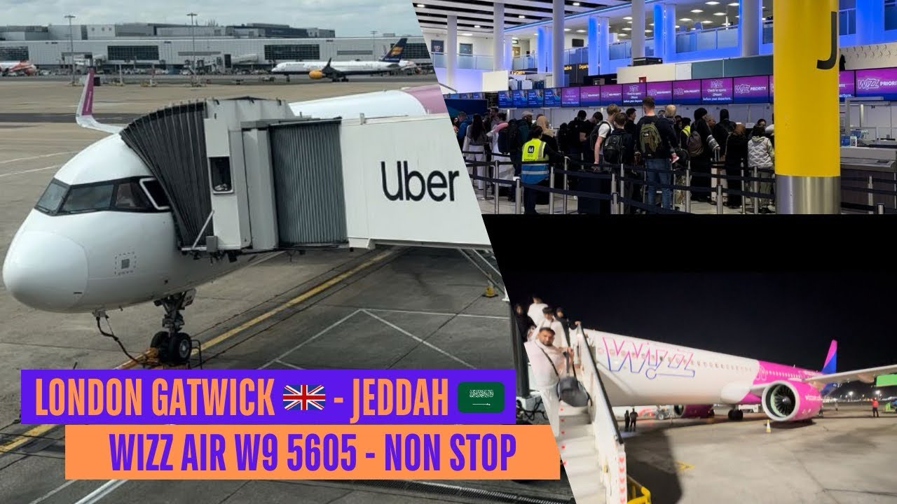Wizz Air | London Gatwick to Jeddah | A321neo | Non-Stop Direct | Flight Review (April 2025)