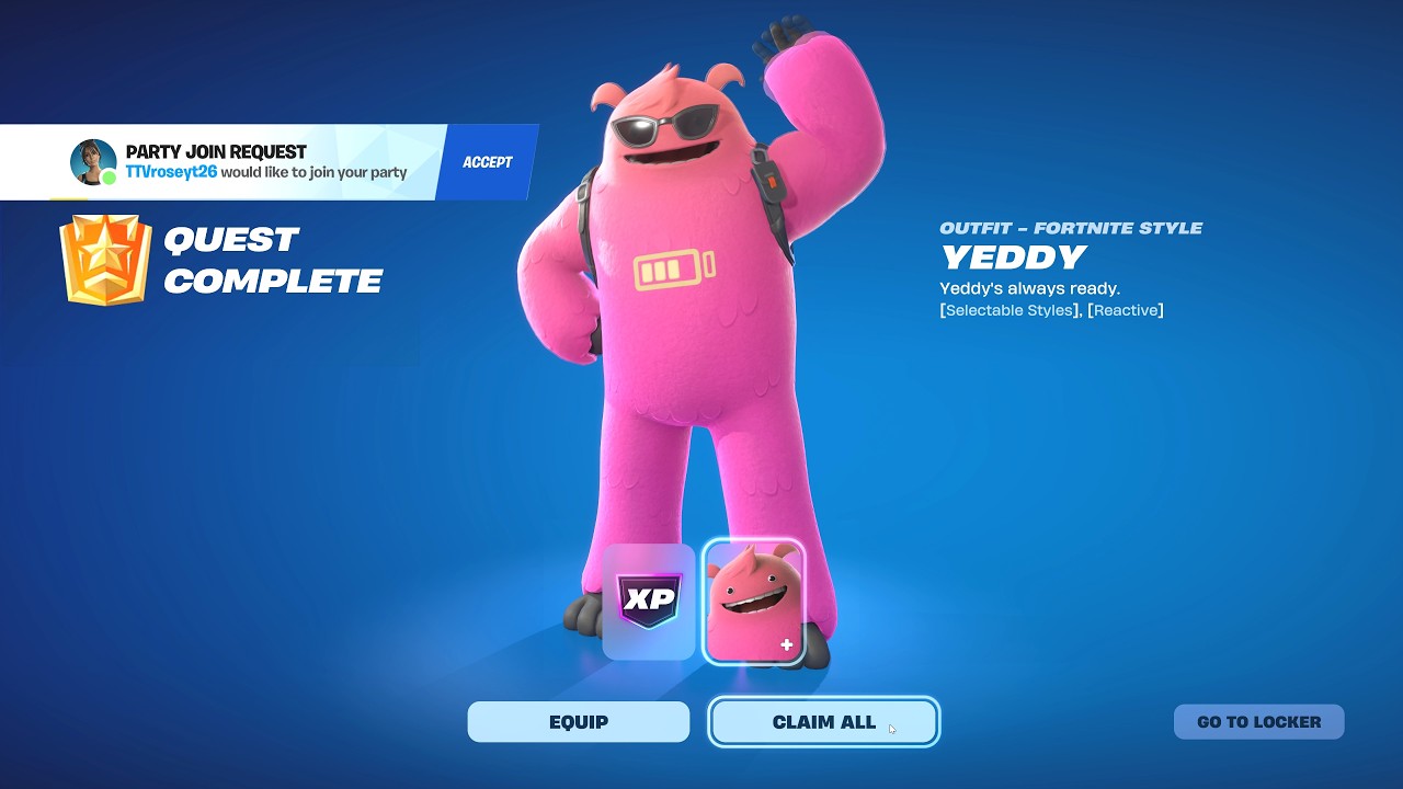 Как получить скин Йедди бесплатно в Fortnite