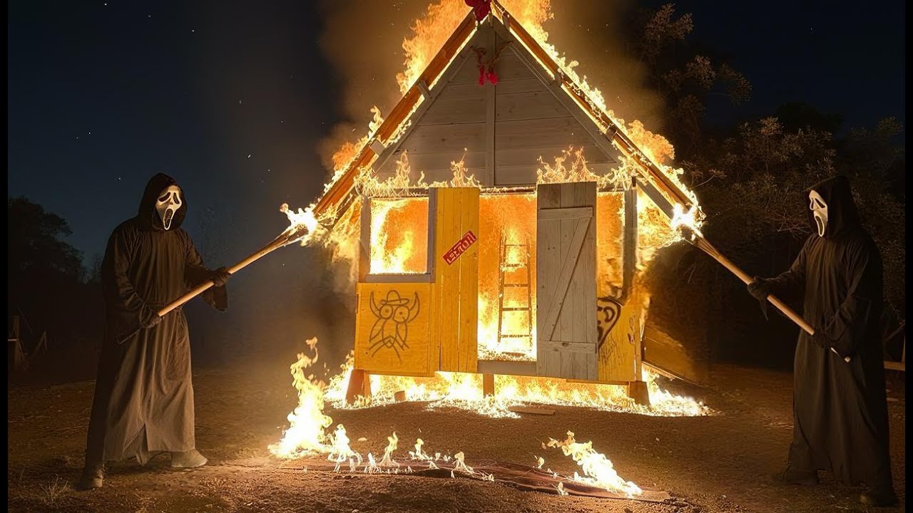 O PANICO QUEIMOU O CHALE COM JONATAN DENTRO