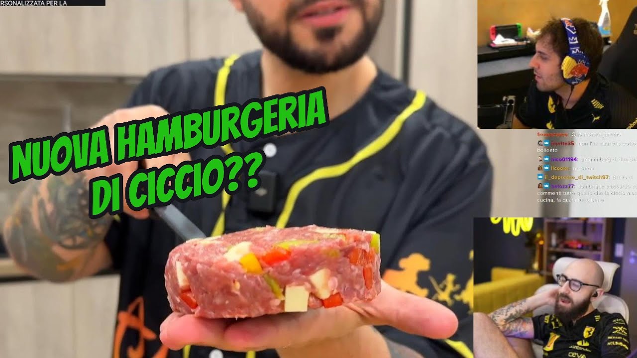 BLUR e MARZA REACTANO alla nuova HAMBURGERIA DI CICCIOGAMER89!