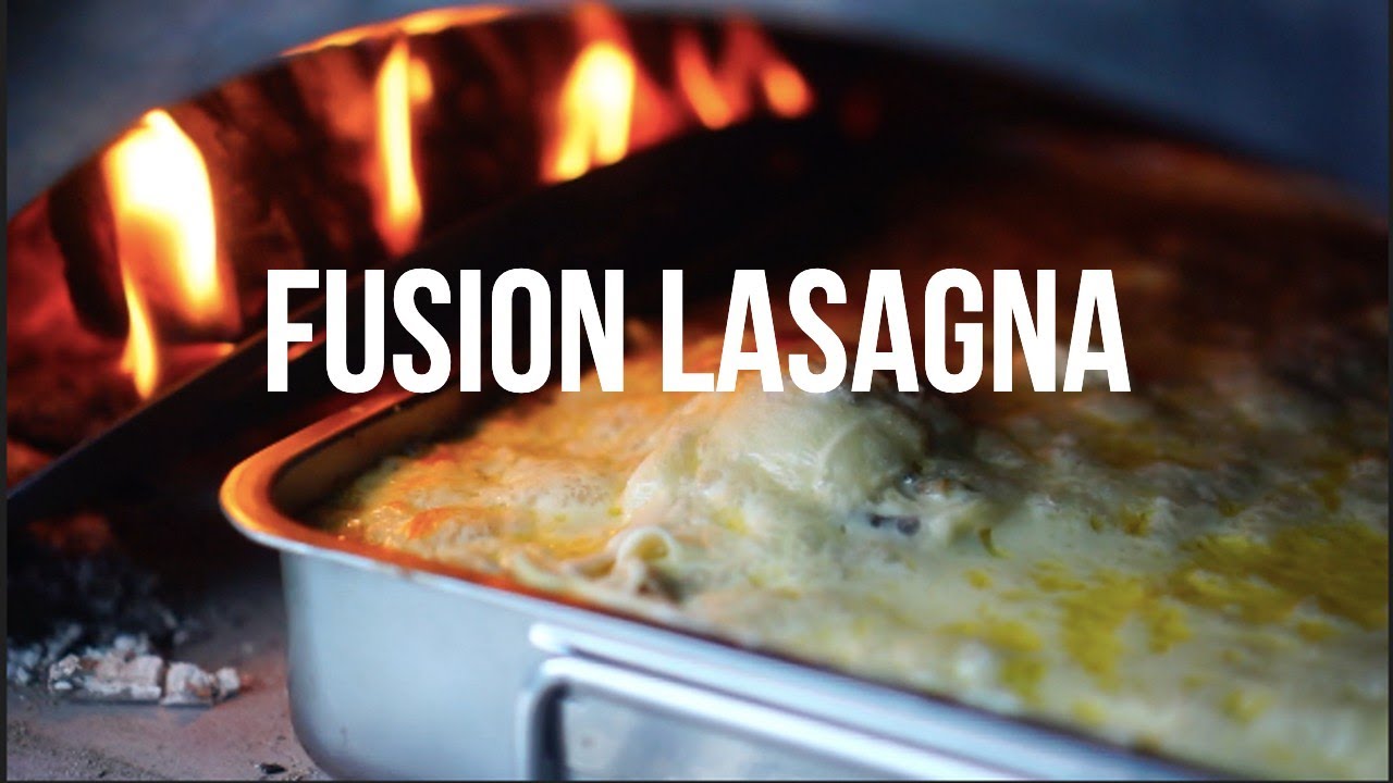The perfect fusion lasagna requires a pizza oven | Alfa One pizza oven