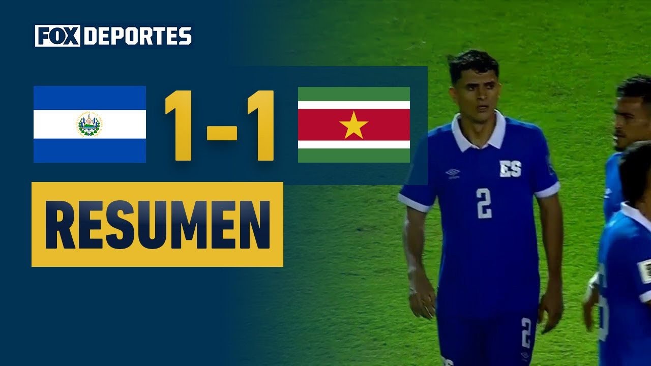 🇸🇻💥 LA 'SELECTA' SE COMPLIC&Oacute; | El Salvador 1-1 Surinam | HIGHLIGHTS | Eliminatorias CONCACAF
