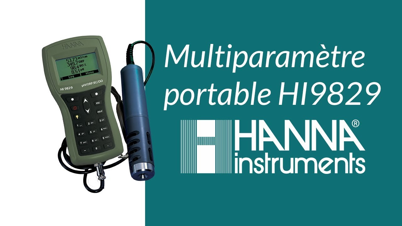 Multiparamètre PORTABLE HI9829, HANNA®