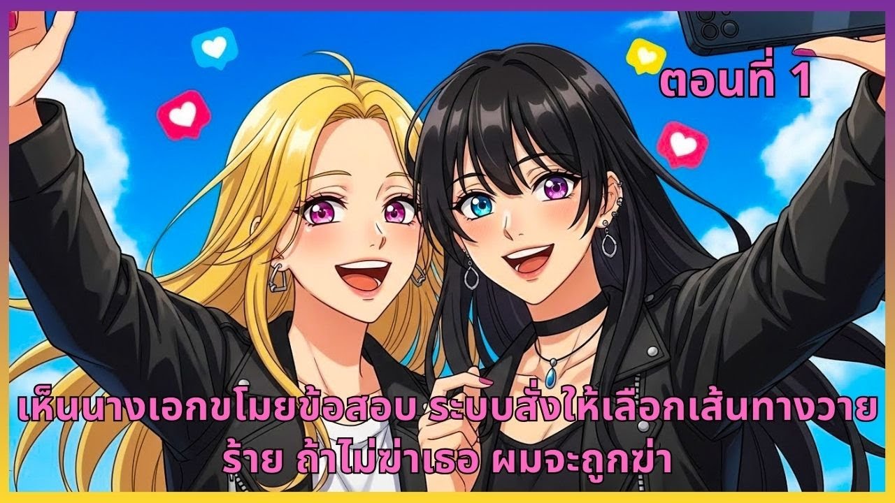 ตอนที่ 1 | เห็นนางเอกขโมยข้อสอบ ระบบสั่งให้เลือกเส้นทางวายร้าย ถ้าไม่ฆ่าเธอ ผมจะถูกฆ่า