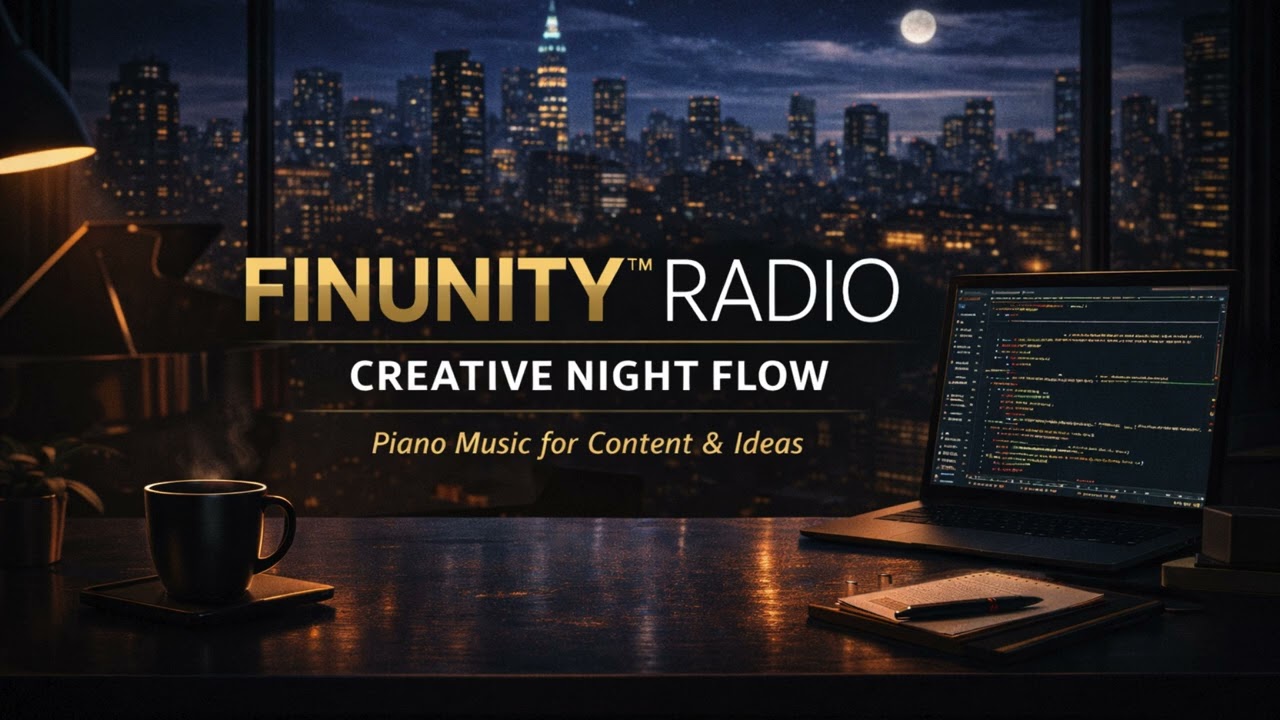 ✨CREATIVE NIGHT FLOW | FINUNITY™ RADIO #FLOWSTATEPIANO #FINUNITYRADIO #FOCUSPIANO