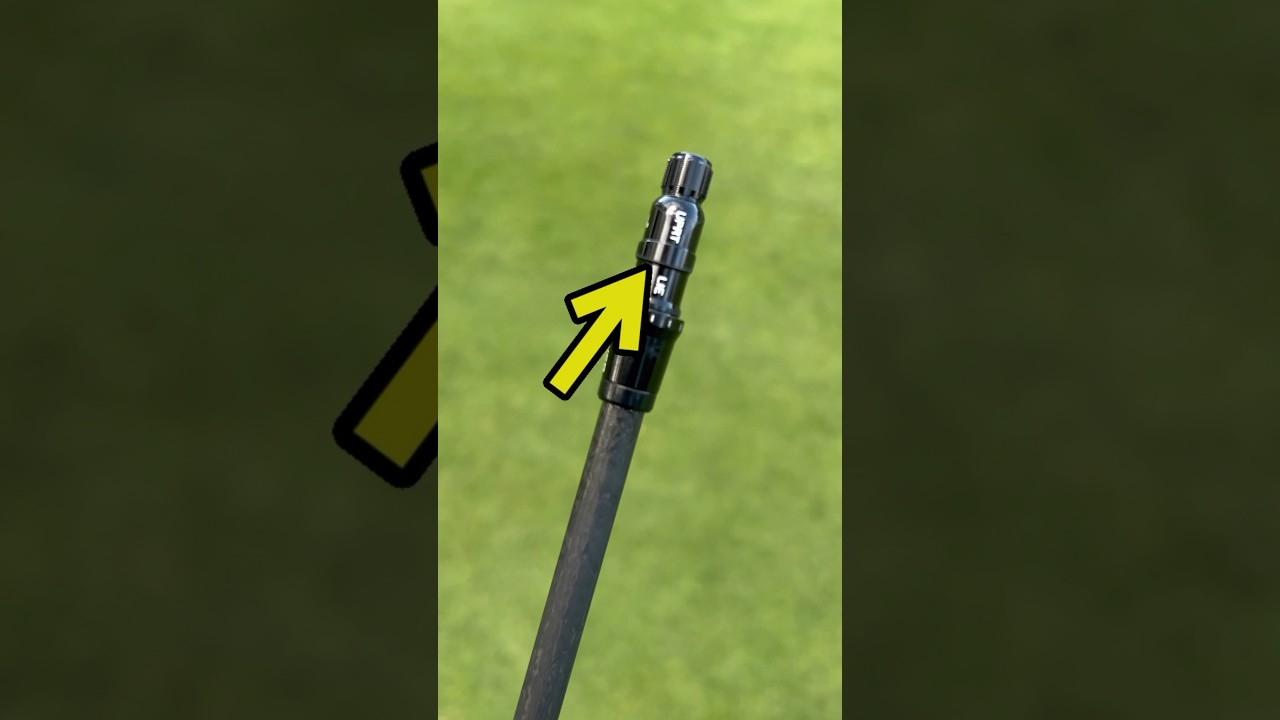 SECRET Taylormade Golf SHAFT SETTING (to stop a slice) 👀 #golf #secret