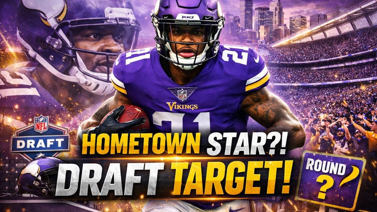 🏈🔥 HOMETOWN HERO? Emmett Johnson to the Minnesota Vikings?! 💜💛 | Draft STEAL Incoming?! 👀🚀