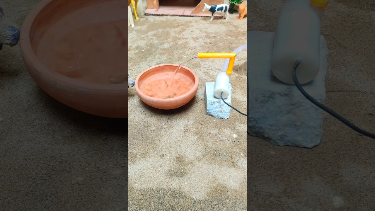 Mini hand pump project water with supply motor farming 