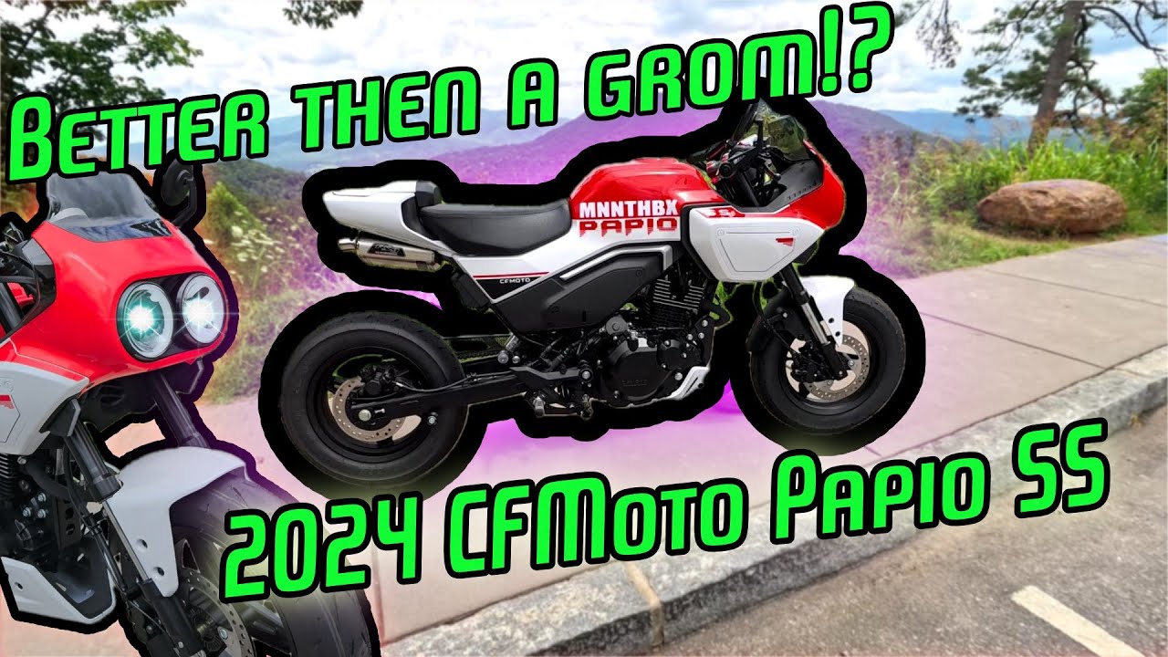Первая поездка на CFMoto Papio SS 2024 года | Максимальная скорость!