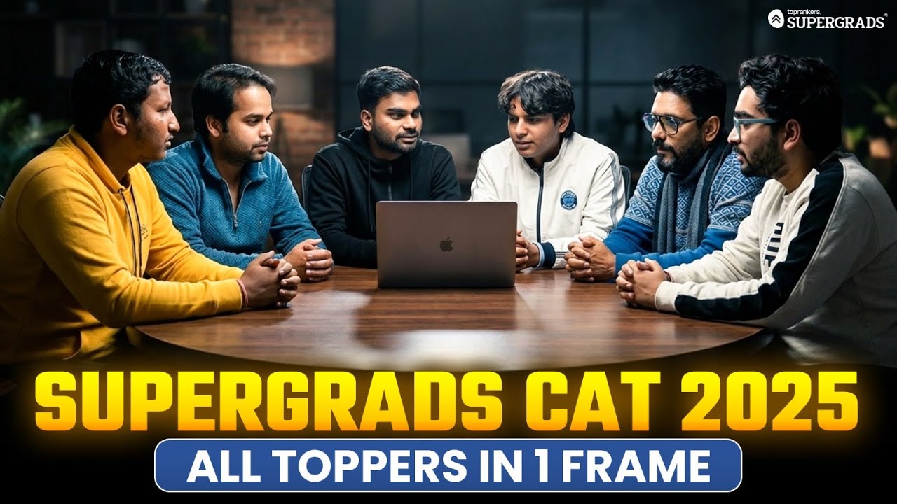 CAT 2025 Toppers UNFILTERED 🔥 | ALL CAT 2025 TOPPERS in 1 Frame 😳 | Supergrads CAT 2025 Toppers Talk