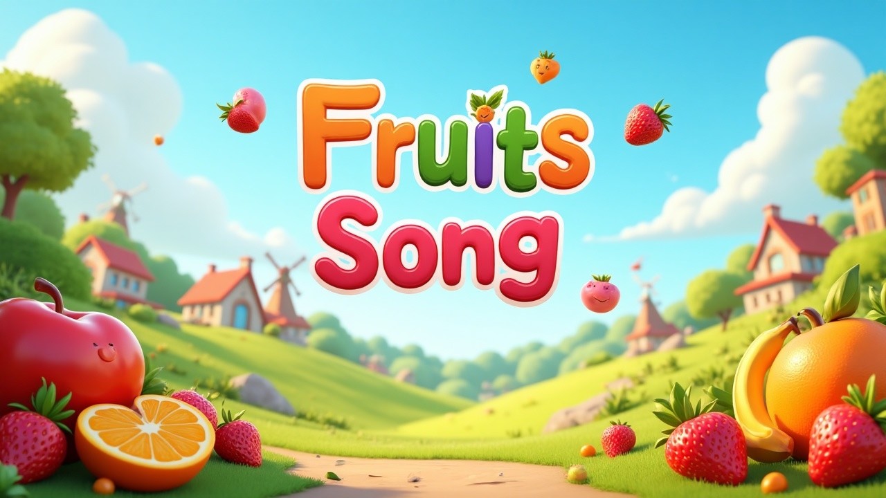 Fruit Song | Healthy Eating Song for Kids | Fizz & Melody