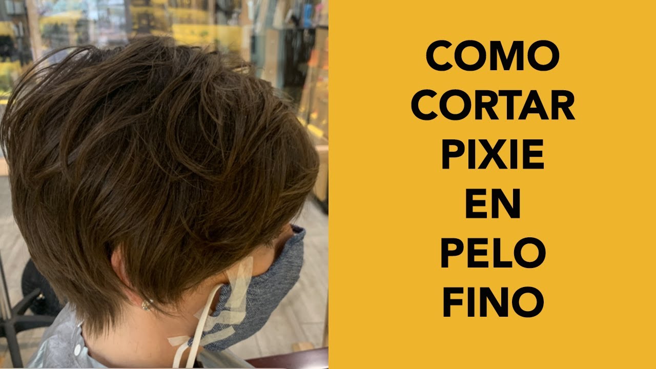 Como Cortar Pixie En Cabello Fino