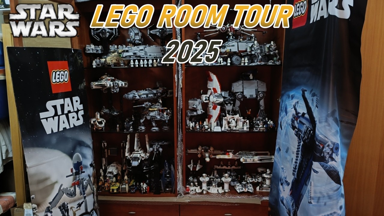 Lego Star Wars ROOM TOUR (2025) +300 SETS  #lego #legostarwars #legocollection