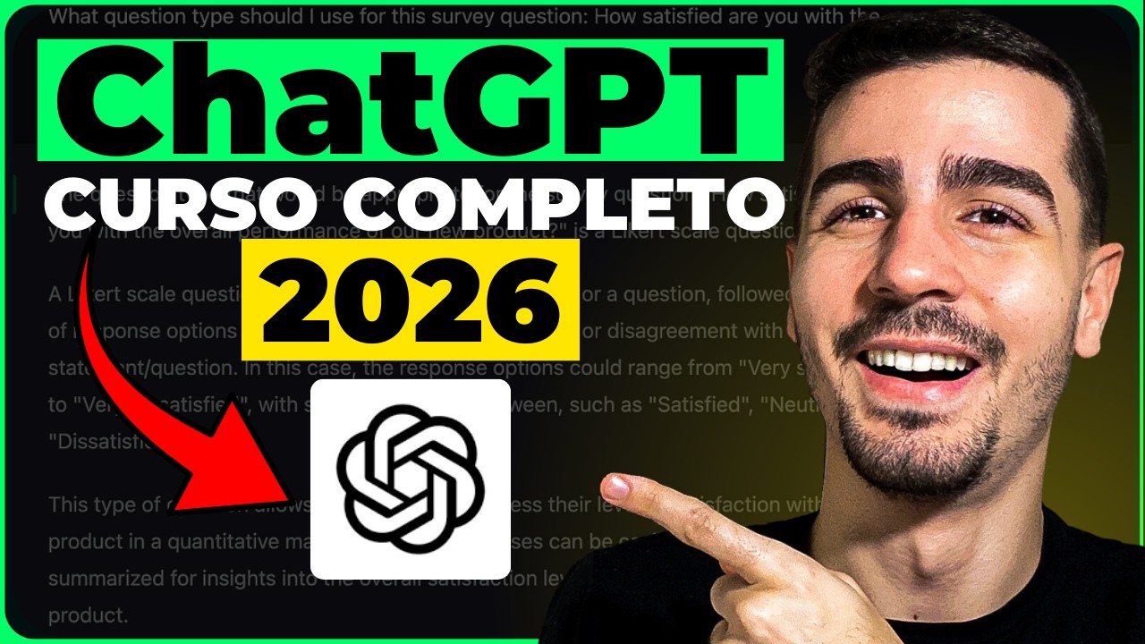 Como Usar o ChatGPT em 2026 (Curso Completo Para Iniciantes)