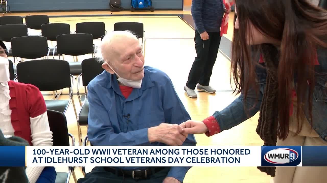 100-year-old veteran among those honored at elementary school