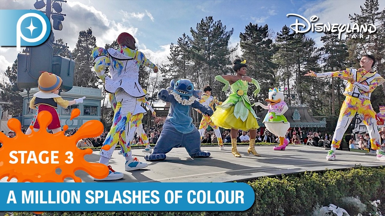 🎨 A Million Splashes of Colour | POV Stage 3 | Disneyland Paris 2026