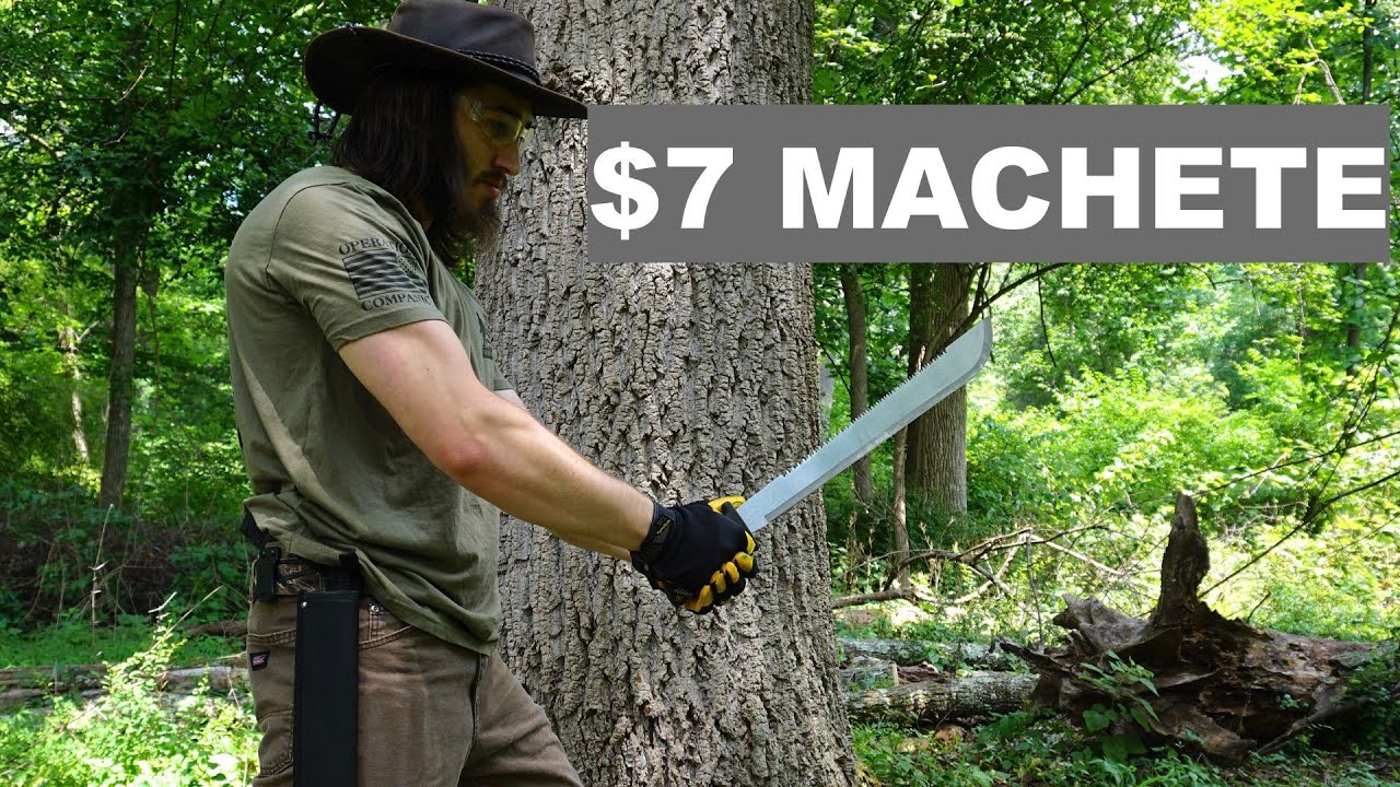 $7 Machete from Harbor Freight