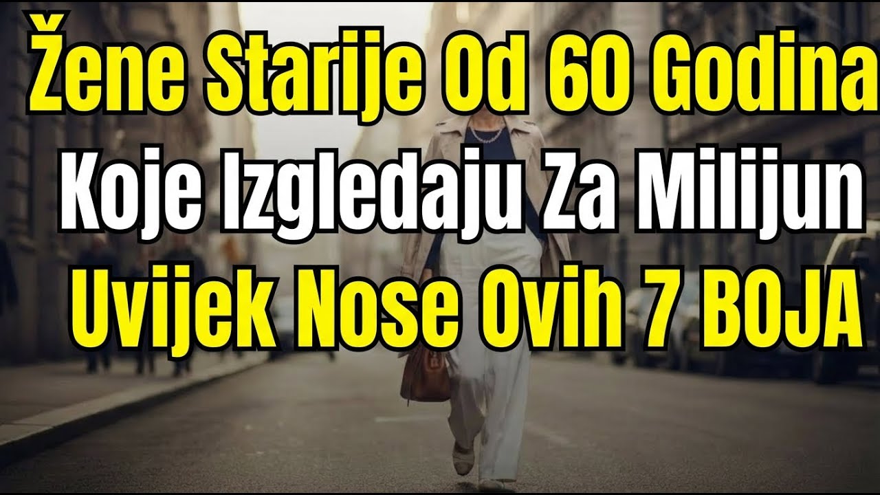 7 Boja Koje Instant Čine Žene Starije Od 60 Godina Da Izgledaju Skuplje i Mlađe