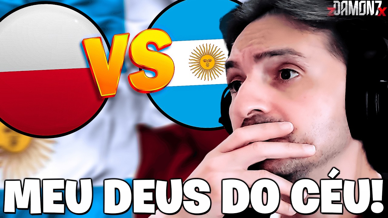 POLÔNIA VS ARGENTINA: A SURRA MAIS FEIA DO MUNDIAL! - REACT - Dead by Daylight