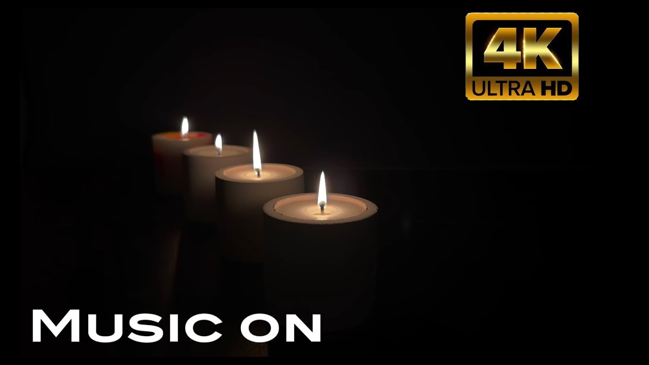 Candle light 4K -Dark Hd Mum ışığı   #candlelight #arkaplan #mumlar