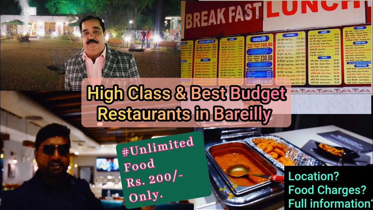 Top 3 Restaurants in Bareilly | Buffet at Rs. 200/- | Bagicha Resturant | Best Restaurant Bareilly