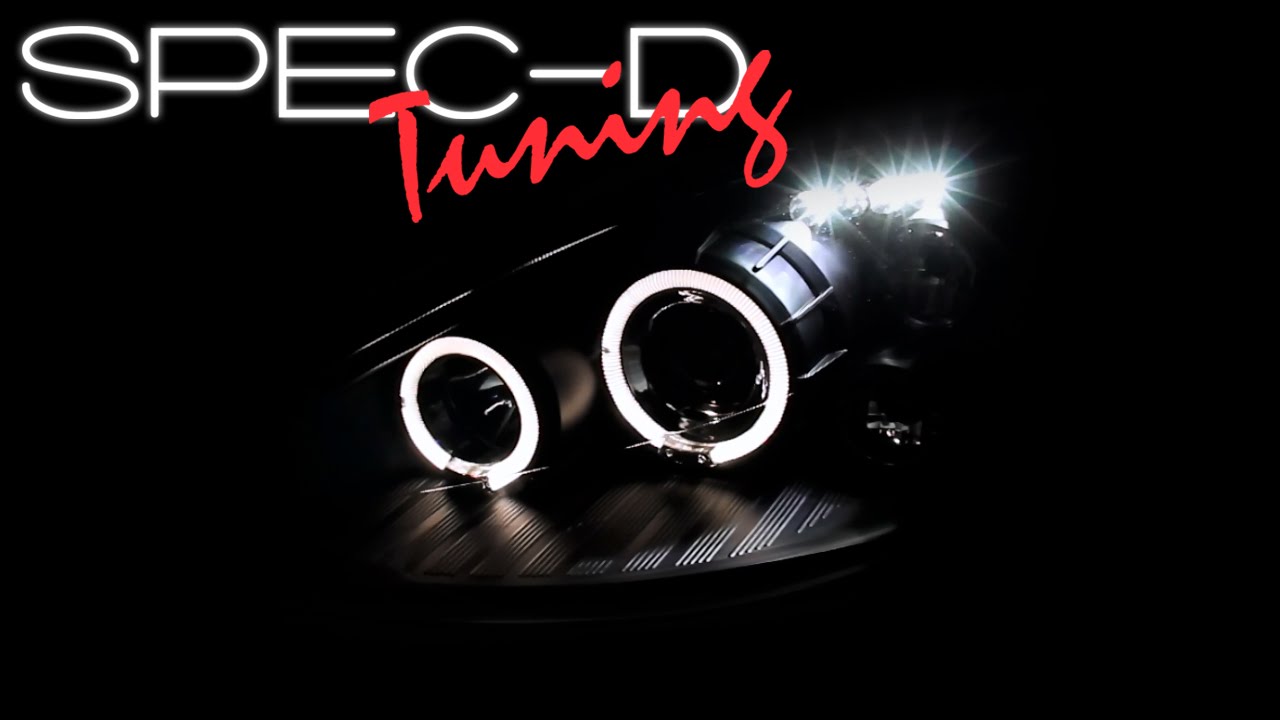 SPECDTUNING DEMO VIDEO: 2000-2004 FORD FOCUS LED PROJECTOR HEADLIGHTS