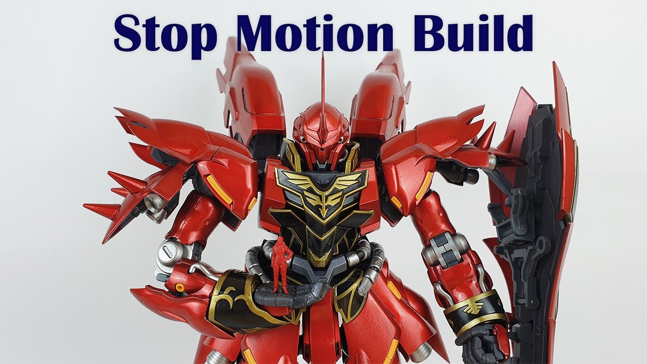 MG Sinanju OVA Custom (Titanium Finish) | Stop Motion Build!