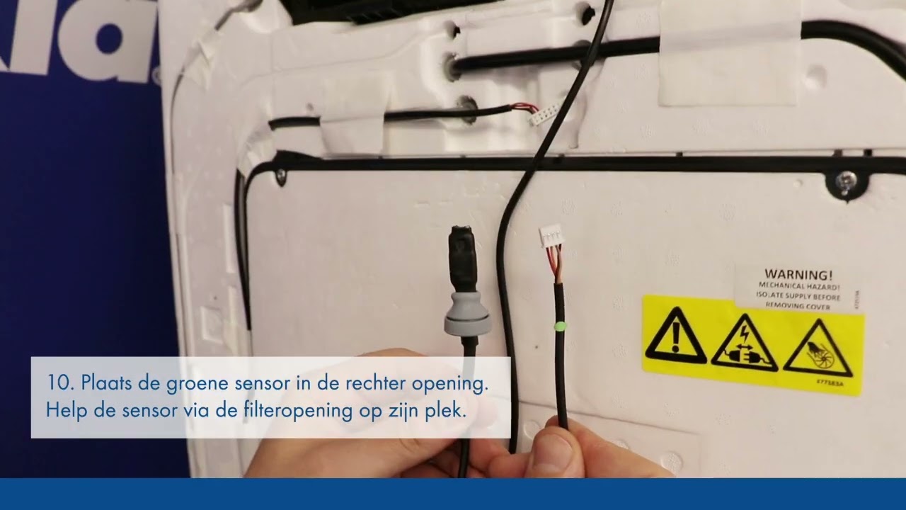 Sensoren vervangen van de SENTINEL KINETIC ADVANCE