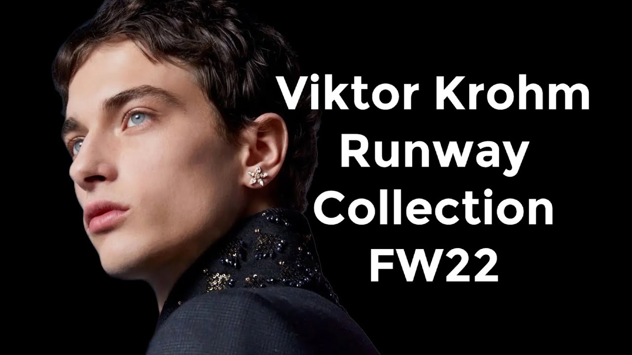 Viktor Krohm | German Top Newcomer Male Model Viktor Runway Collection FW22