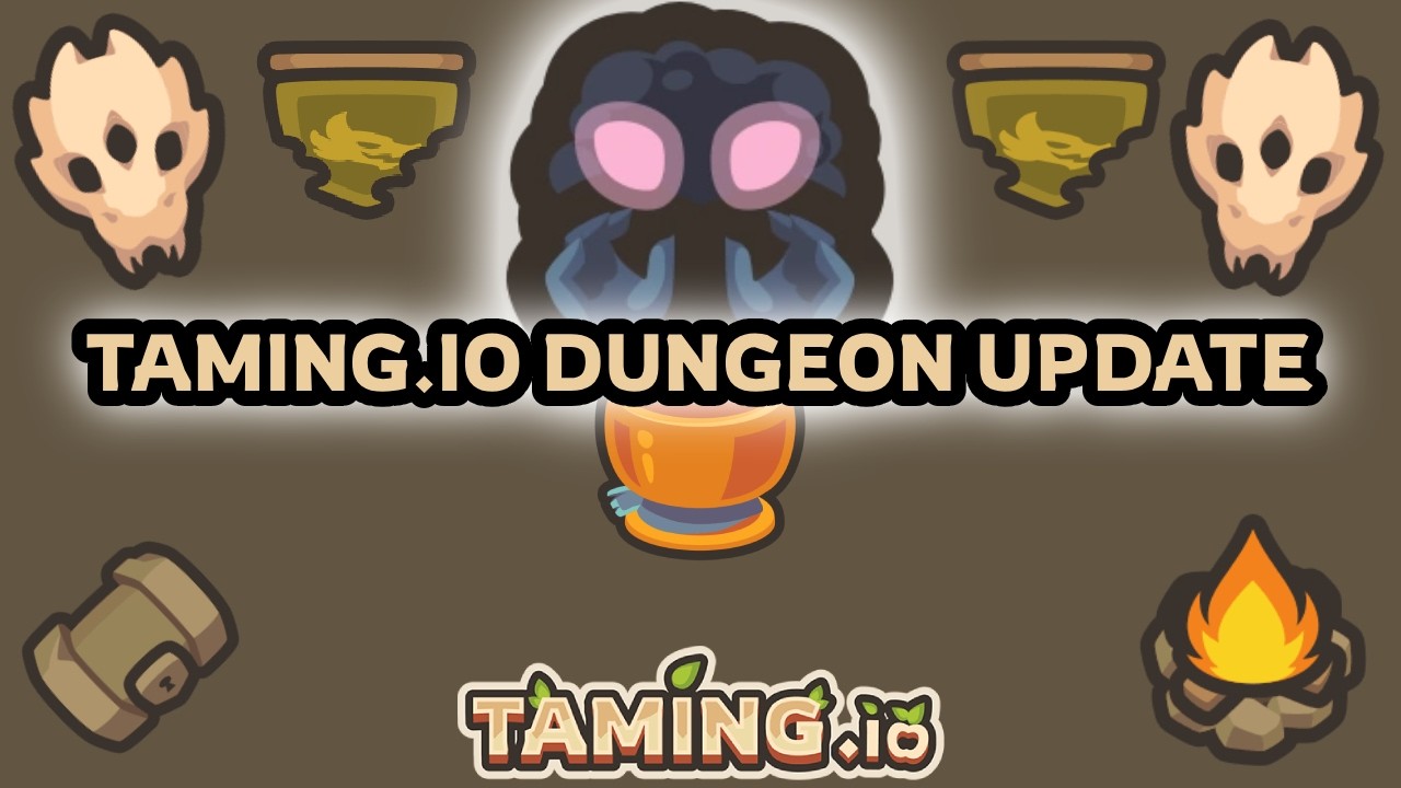 DUNGEON, GENIES AND SIRENS UPDATE IN TAMING.IO!