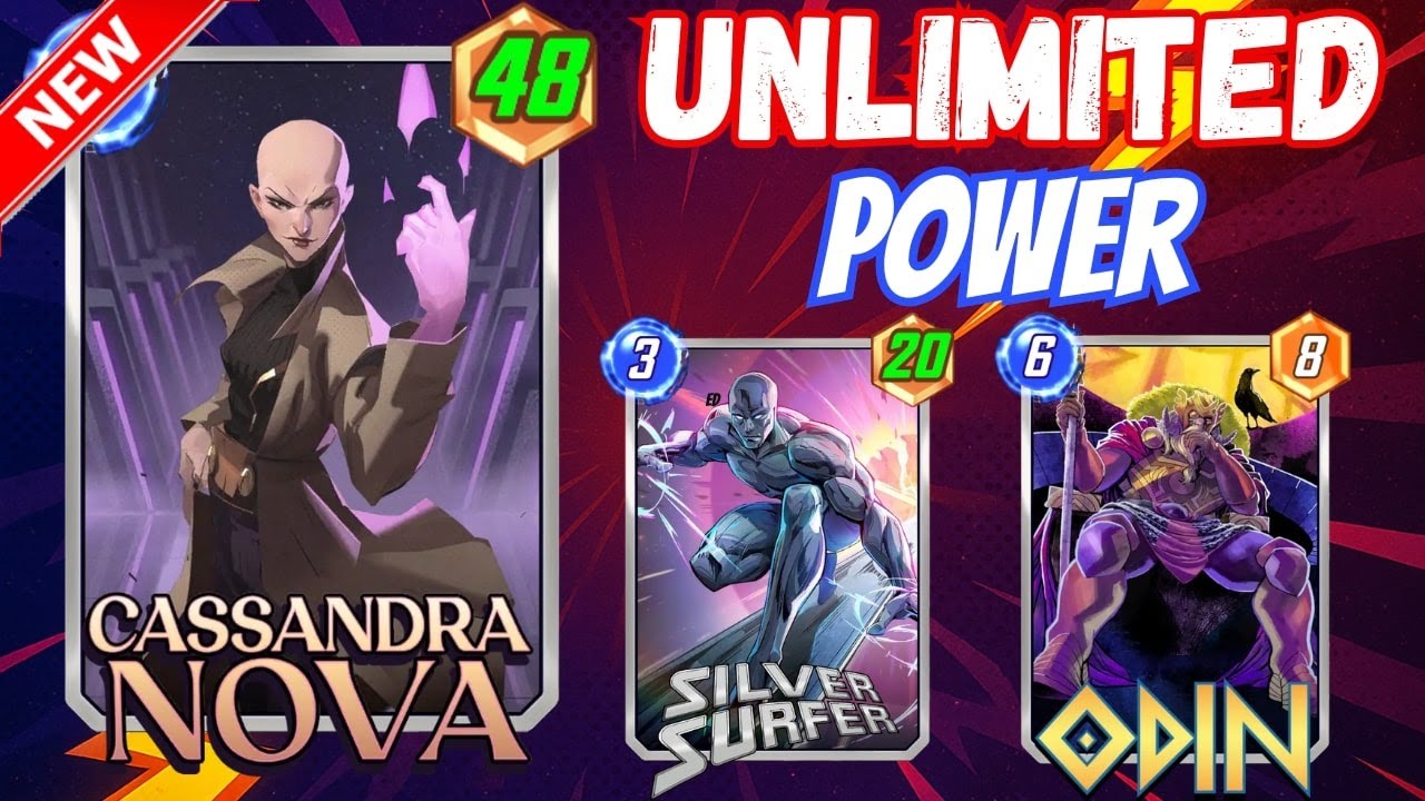 The Unstoppable Power Reveal Deck 💀🔥[Marvel snap] 