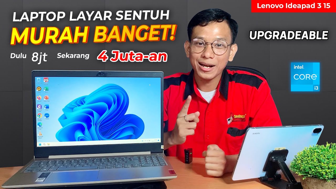 LAPTOP TOUCHSCREEN 4 JUTAAN? Kencang & Murah! Intel Core i3 - Review Lenovo Ideapad 3 15