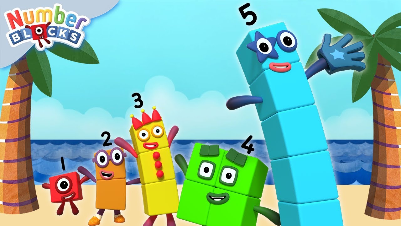 Summer Vacations | 1 Hour Compilation - Numberblocks | 123 - Numbers Cartoon For Kids