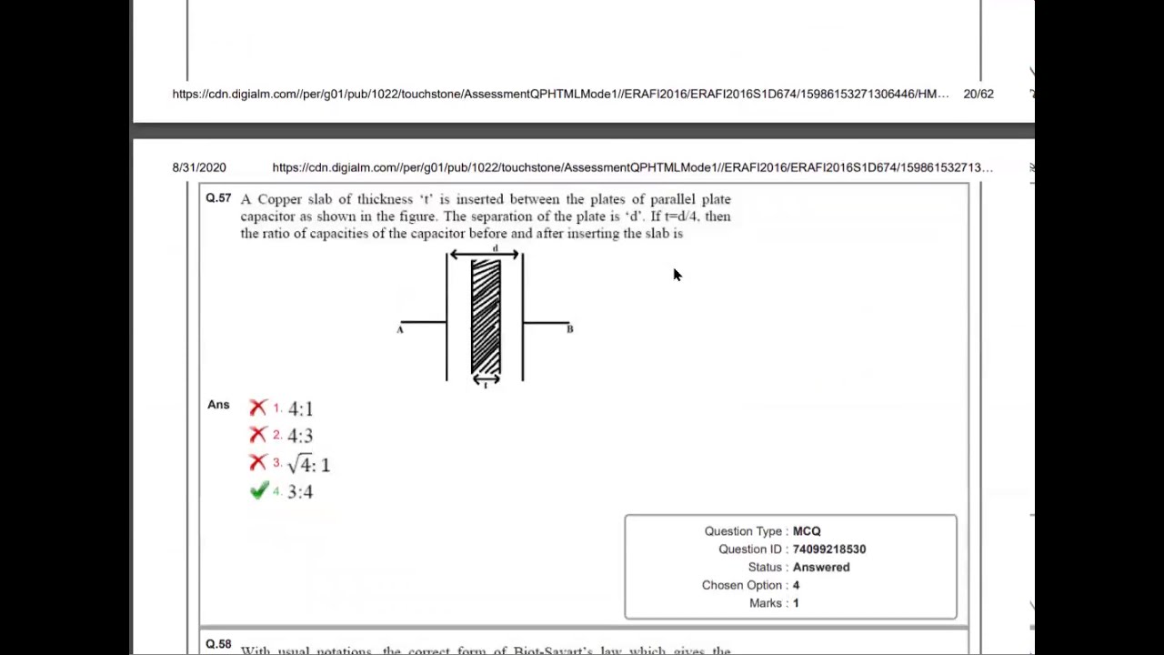 COMEDK 2020 Physics question paper with answer keys| COMEDK UGET 2020 | KCET | Physics
