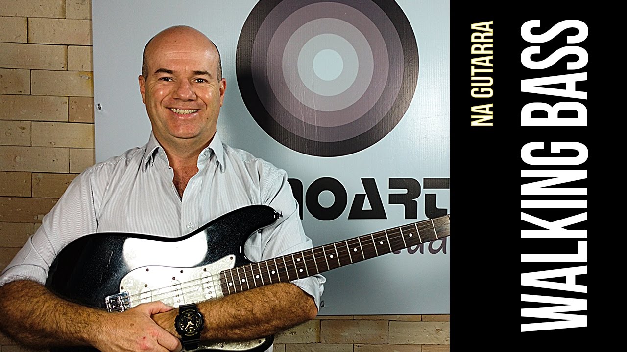 Walking Bass na guitarra por Armando Leite