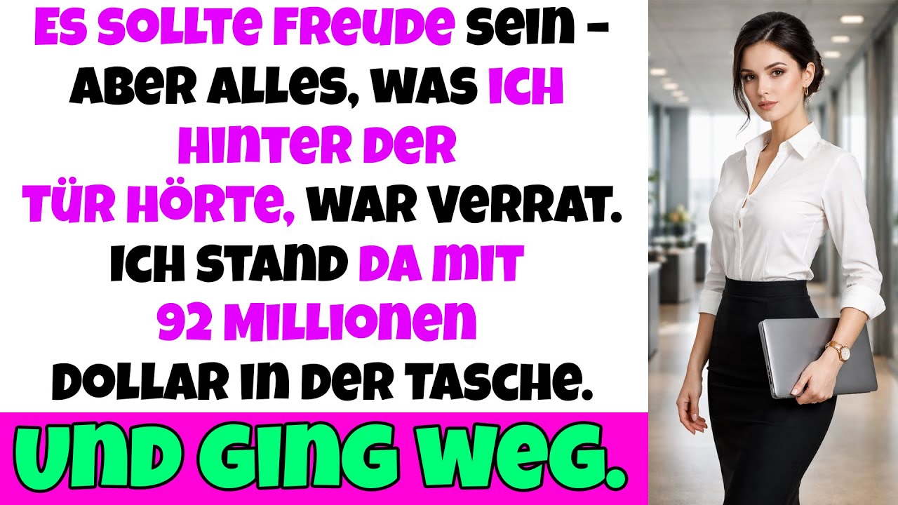 92 Millionen auf dem Konto – und alles, was sie hörte, war Verrat hinter der Tür