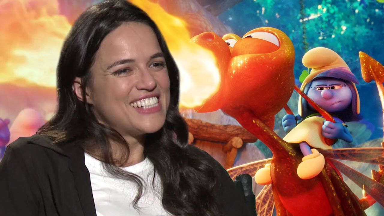 Michelle Rodriguez Cambia Los Autos Por Un Mundo Orgánico en Smurfs: A Los Village